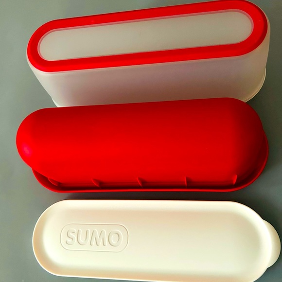 Ice Cream Containers for Homemade Ice Cream 1.5 Quart Per Container(2) Red /SUMO - Picture 3 of 15